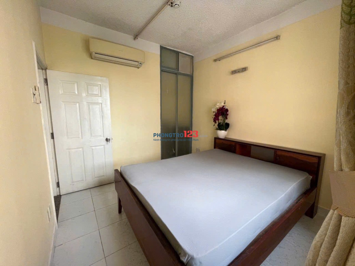 Chung cư Vũ Huy Tấn, P3, BT: 8tr5/th, 1p ngủ, full nội thất, 75m2