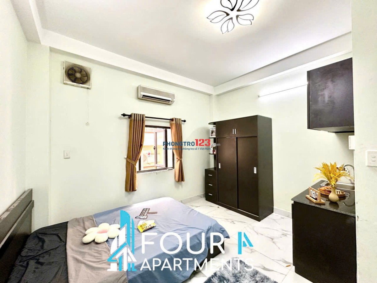 CHO THUÊ PHÒNG TRỌ CHU VĂN AN, BÌNH THẠNH CỬA SỔ LỚN GIÁP Q1, Q2