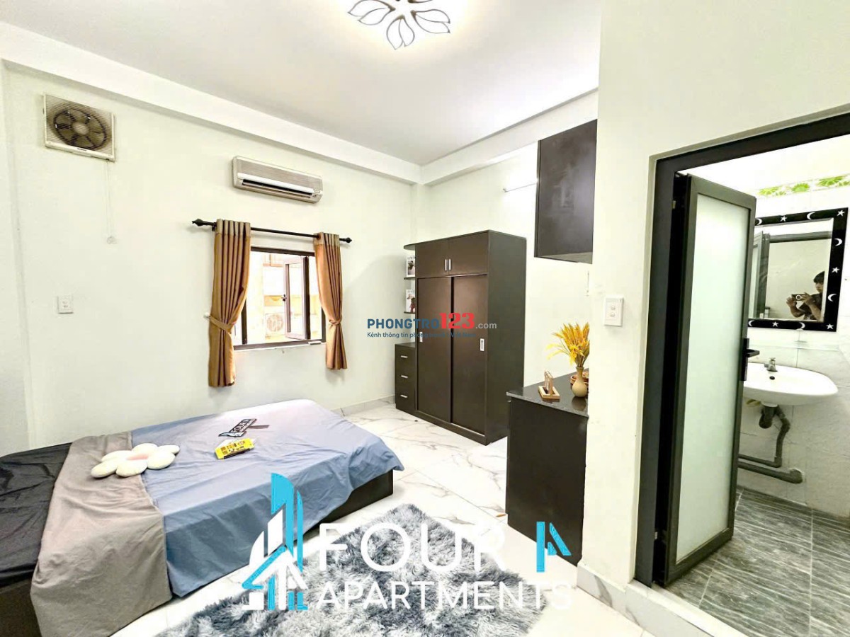 CHO THUÊ PHÒNG TRỌ CHU VĂN AN, BÌNH THẠNH CỬA SỔ LỚN GIÁP Q1, Q2