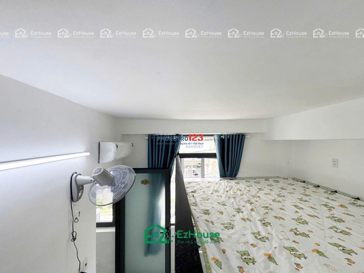 Cho Thuê Phòng Có Gác 25m2 Cửa Sổ Trời - Gần Đại Học Văn Hiến, Tân Phú