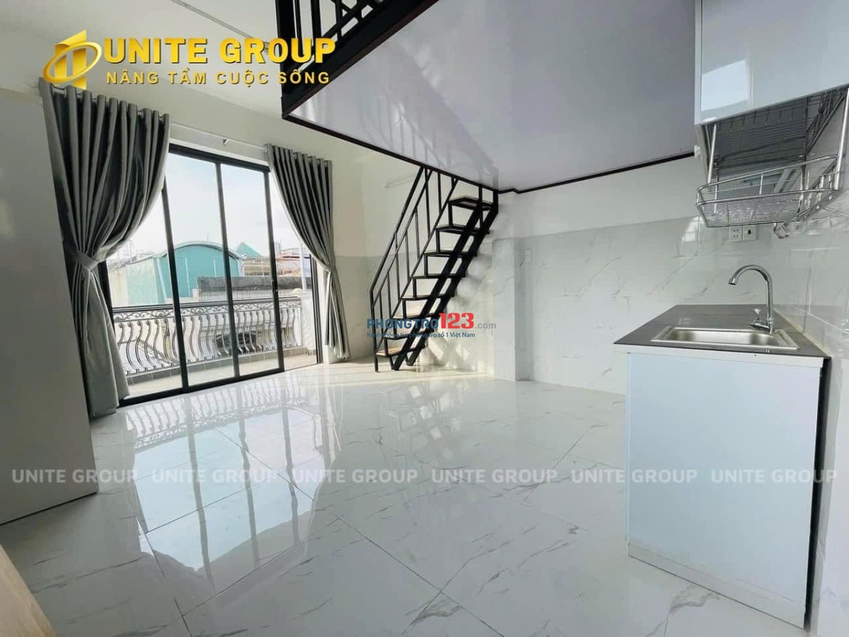 CHO THUÊ PHÒNG TRỌ PHÚ NHUẬN CÓ GÁC 35M2 FULL NỘI THẤT-BAN CÔNG THOÁNG