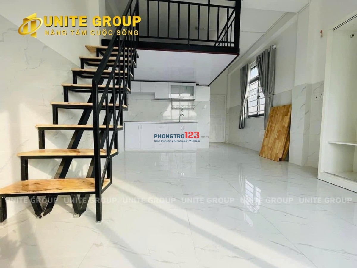 CHO THUÊ PHÒNG TRỌ PHÚ NHUẬN CÓ GÁC 35M2 FULL NỘI THẤT-BAN CÔNG THOÁNG