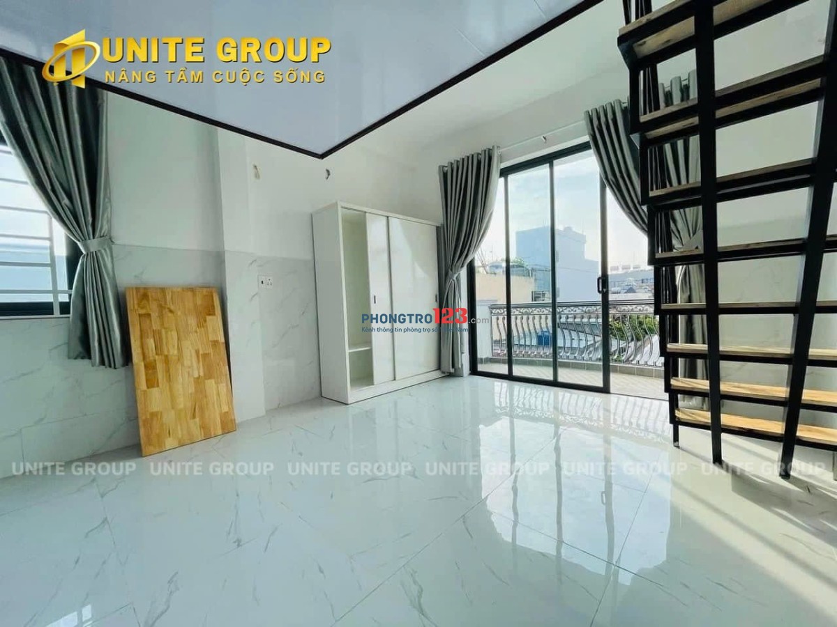 CHO THUÊ PHÒNG TRỌ PHÚ NHUẬN CÓ GÁC 35M2 FULL NỘI THẤT-BAN CÔNG THOÁNG