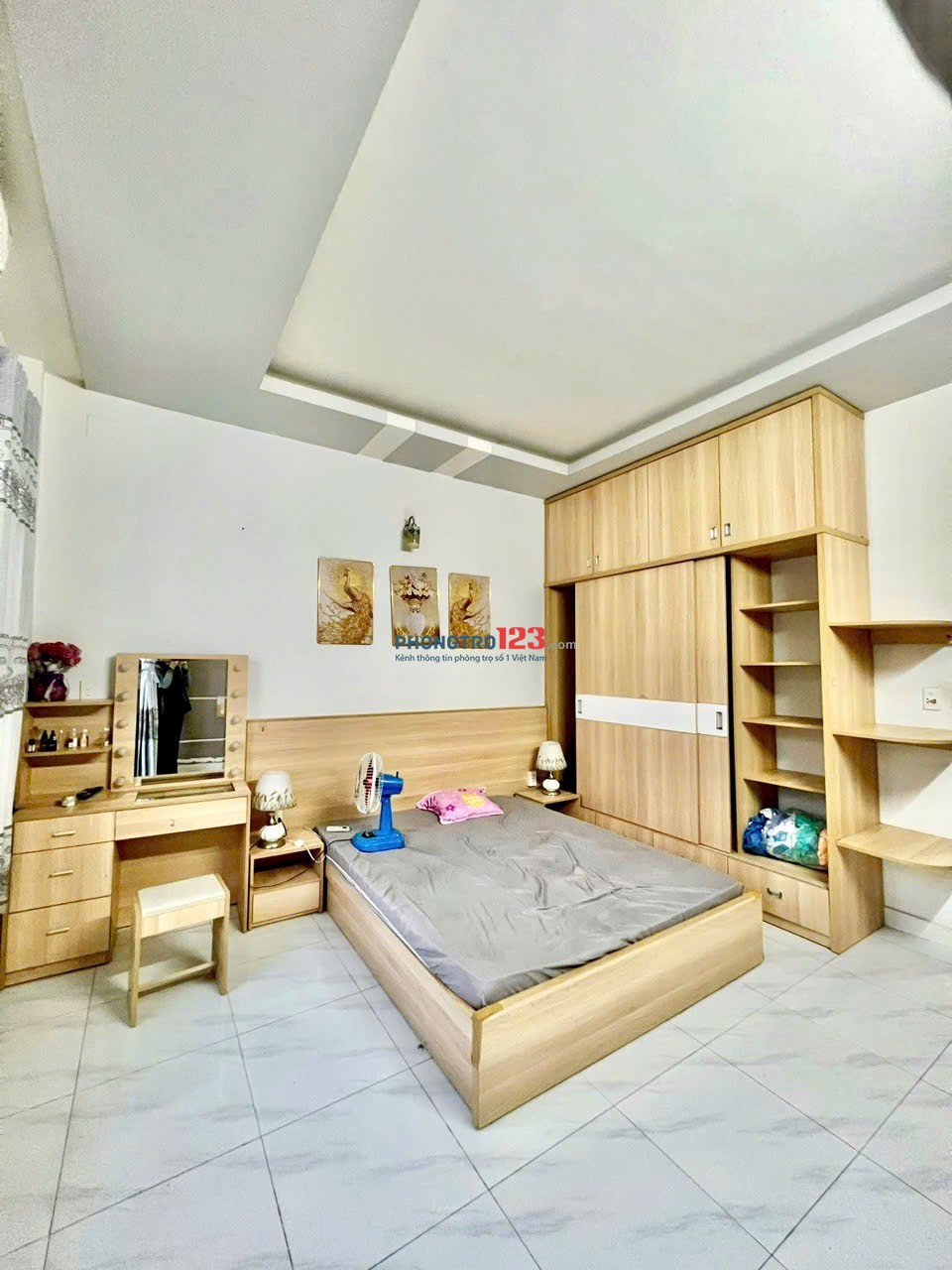 CHO THUÊ NHÀ NGUYÊN CĂN FULL NỘI THẤT. HẺM MÃ LÒ, Q.BÌNH TÂN. 4x16m. 3 LẦU 5PN 5WC + SÂN THƯỢNG