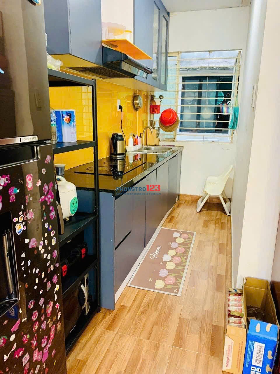 Chung cư Lê Văn Duyệt, P1, Bình Thạnh, Thang Bộ, 70m2,1PN, 9tr/tháng