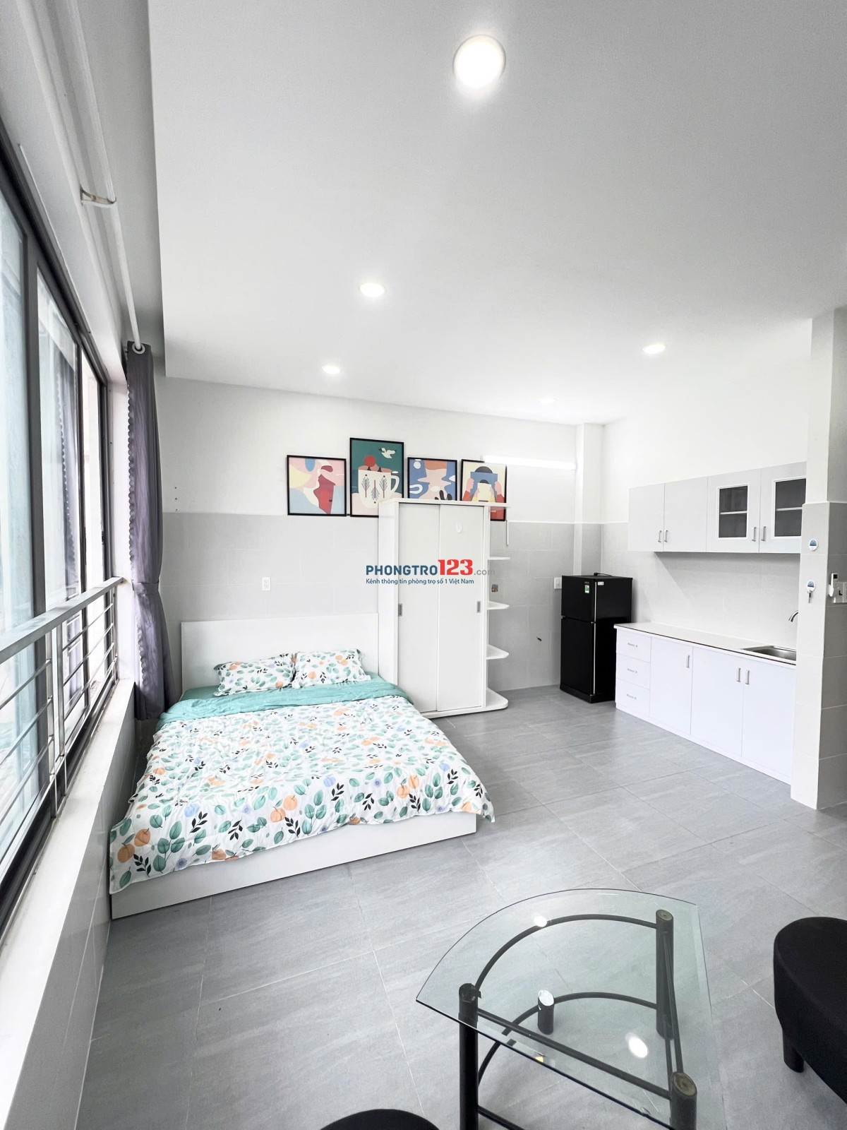 STUDIO CỬA SỔ LỚN VIEW TRIỆU ĐÔ BỜ KÈ HOÀNG SA QUẬN 3