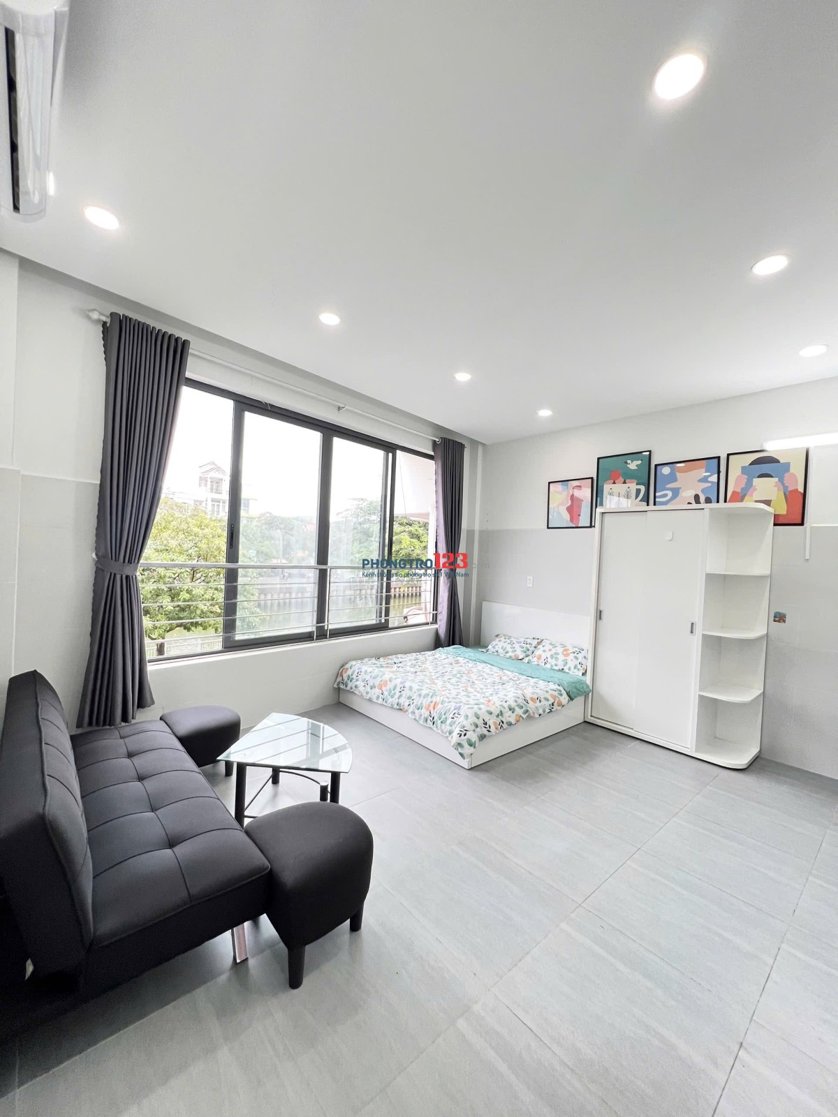 STUDIO CỬA SỔ LỚN VIEW TRIỆU ĐÔ BỜ KÈ HOÀNG SA QUẬN 3