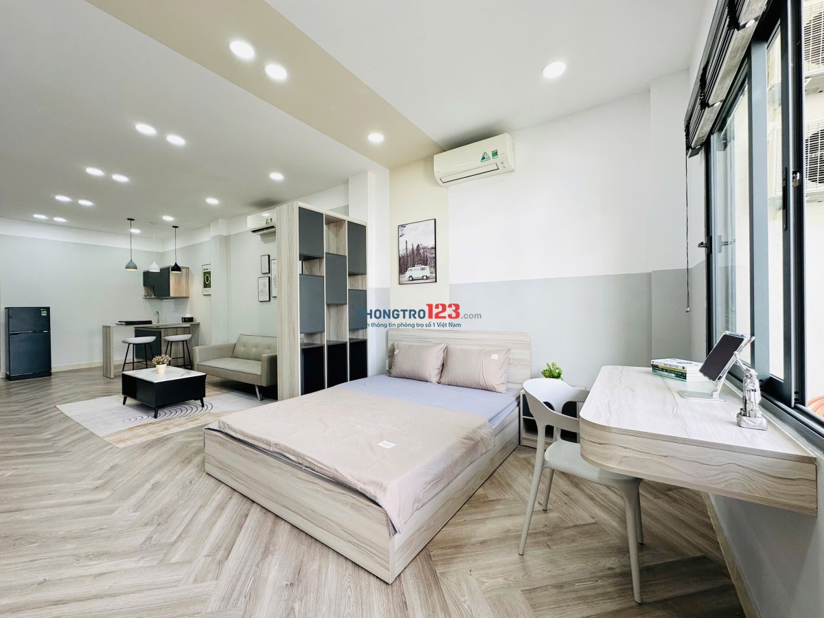 CHO THUÊ PHÒNG STUDIO BAN CÔNG 45m2 - TRƯỜNG CHINH TÂN BÌNH - ĐẦY ĐỦ TIỆN NGHI - TRỐNG SẴN