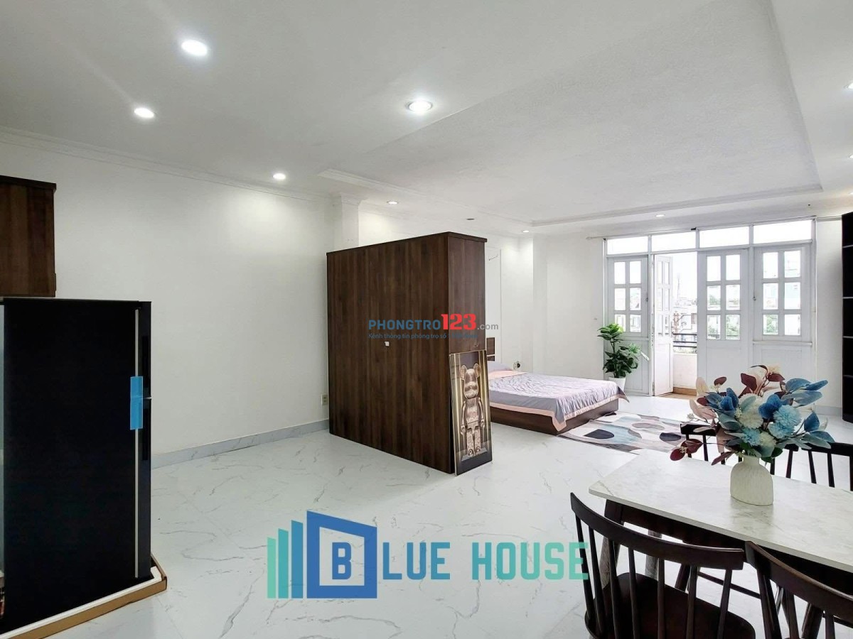 CHO THUÊ PHÒNG STUDIO BAN CÔNG 45m2 - TRƯỜNG CHINH TÂN BÌNH - ĐẦY ĐỦ TIỆN NGHI - TRỐNG SẴN