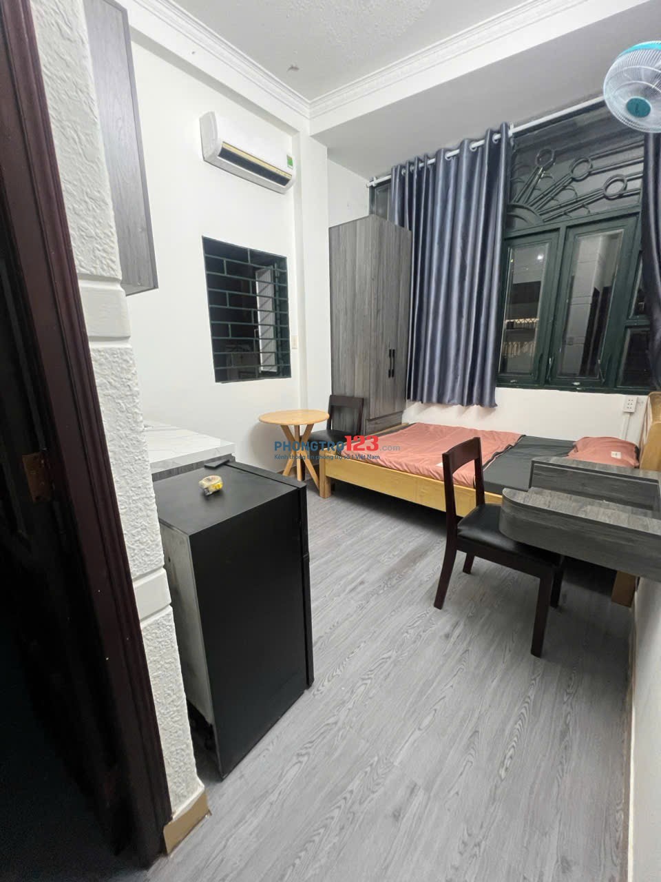 Cho thuê phòng mới Trần Quang Diệu quận 3 giao Trường Sa, gần Co.opmart Nhiêu Lộc, ĐH Sư Phạm