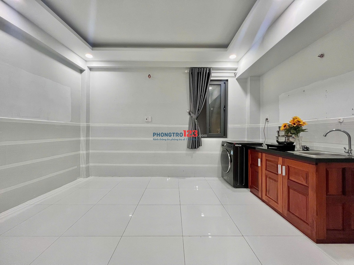 PHÒNG FULL NỘI THẤT PHÒNG NGỦ RIÊNG NGAY LÊ THỊ CHỢ