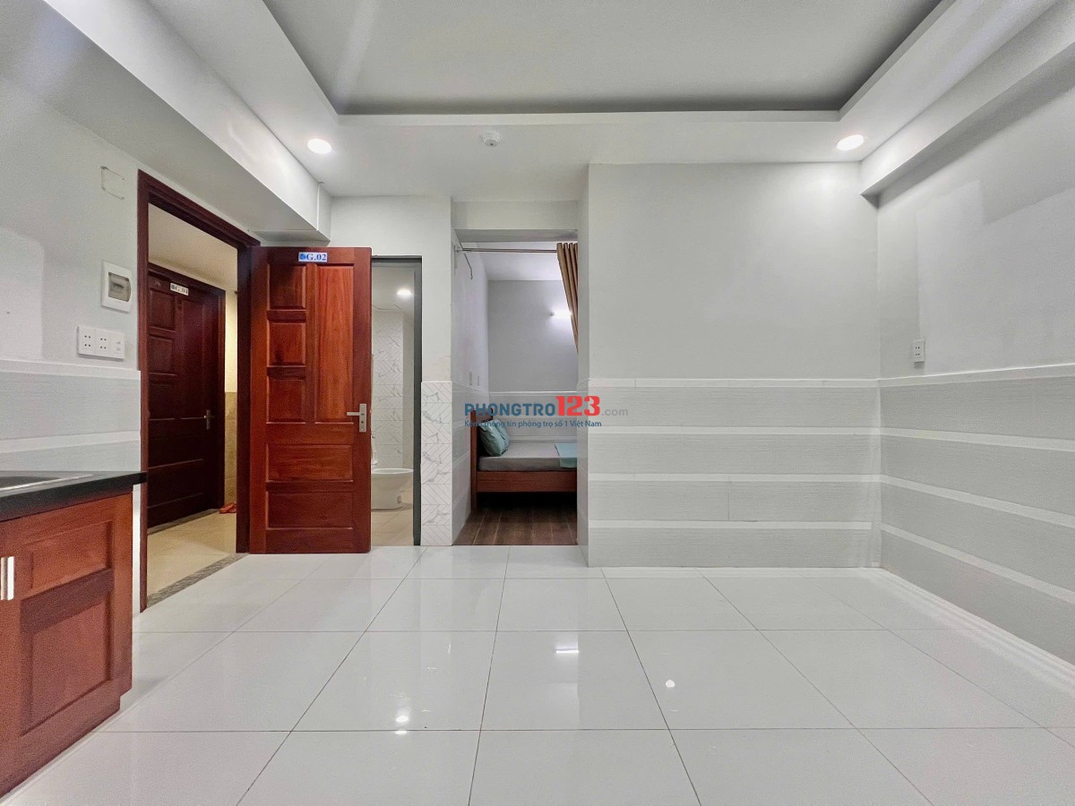 PHÒNG FULL NỘI THẤT PHÒNG NGỦ RIÊNG NGAY LÊ THỊ CHỢ