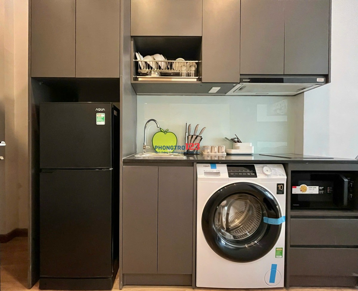 CĂN HỘ FULL NỘI THẤT CỬA SỔ LỚN ĐÓN NẮNG Ở BÌNH THẠNH GẦN NGUYỄN THỊ MINH KHAI Q3,
