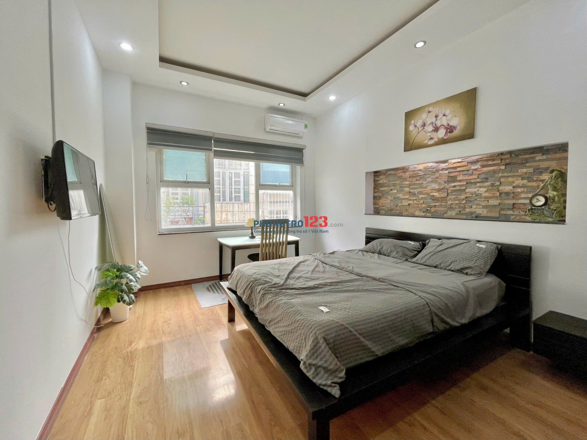 CĂN HỘ FULL NỘI THẤT CỬA SỔ LỚN ĐÓN NẮNG Ở BÌNH THẠNH GẦN NGUYỄN THỊ MINH KHAI Q3,