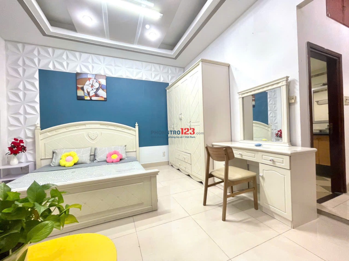 CHO THUÊ CĂN HỘ HUỲNH VĂN BÁNH, PHÚ NHUẬN – FULL NỘI THẤT, BỒN TẮM RIÊNG, BAN CÔNG, GẦN SÂN BAY
