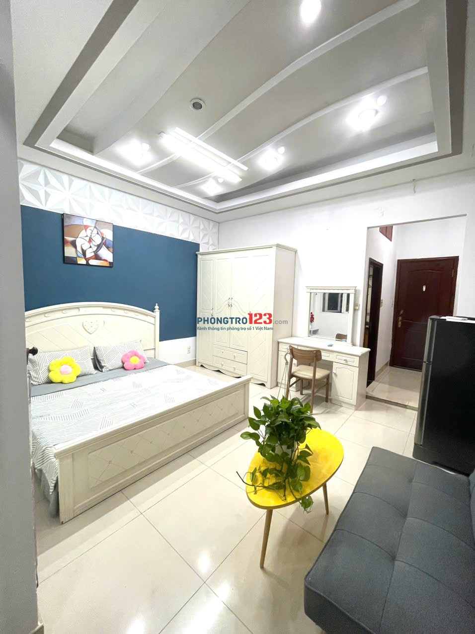 CHO THUÊ CĂN HỘ HUỲNH VĂN BÁNH, PHÚ NHUẬN – FULL NỘI THẤT, BỒN TẮM RIÊNG, BAN CÔNG, GẦN SÂN BAY