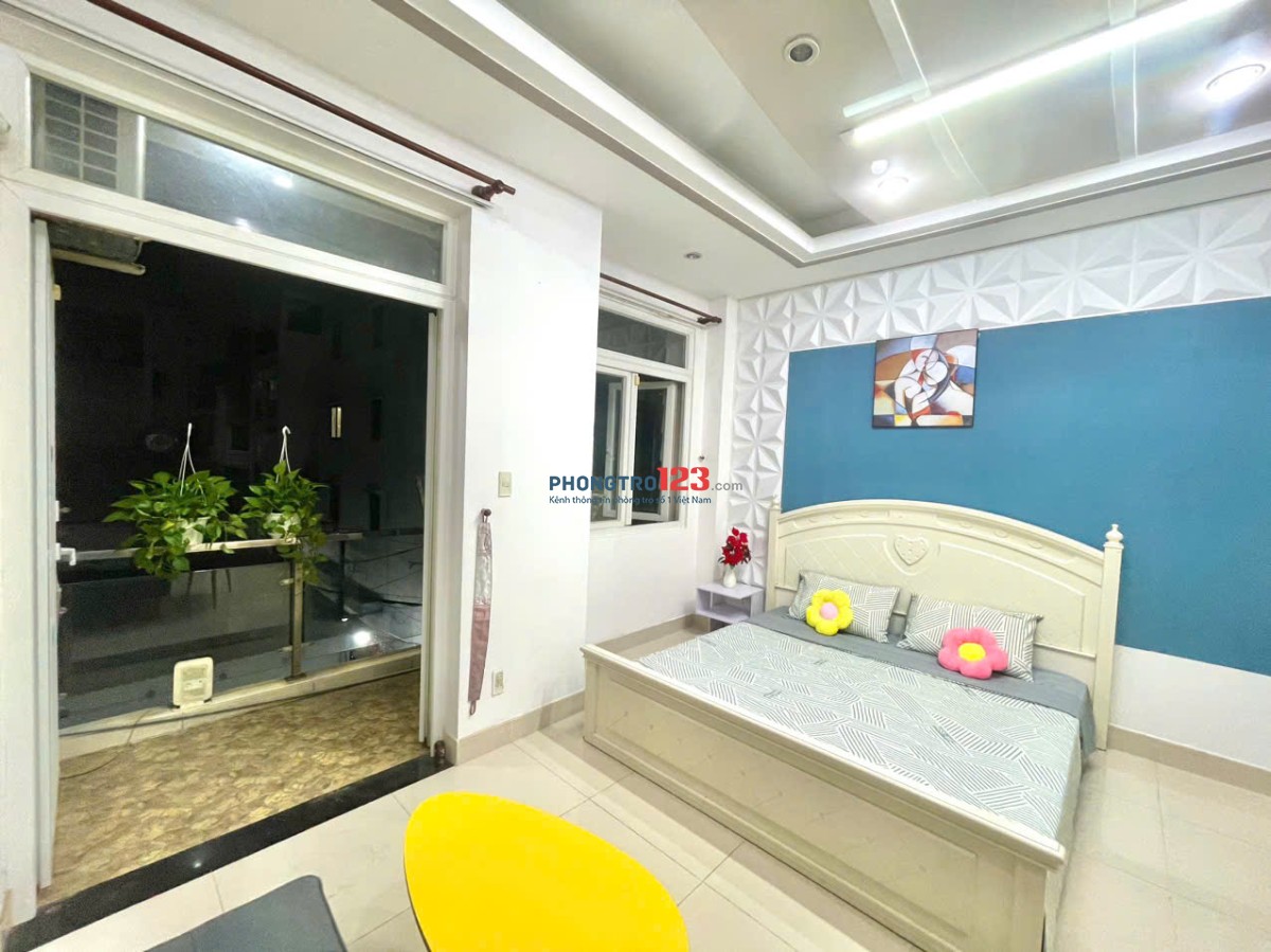 CHO THUÊ CĂN HỘ HUỲNH VĂN BÁNH, PHÚ NHUẬN – FULL NỘI THẤT, BỒN TẮM RIÊNG, BAN CÔNG, GẦN SÂN BAY