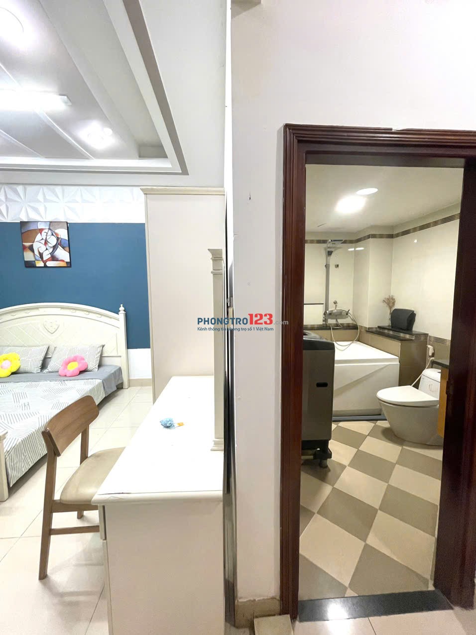 CHO THUÊ CĂN HỘ HUỲNH VĂN BÁNH, PHÚ NHUẬN – FULL NỘI THẤT, BỒN TẮM RIÊNG, BAN CÔNG, GẦN SÂN BAY