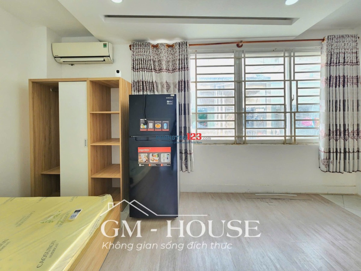 Cho Thuê Phòng Mới_Full nội thất, Máy giặt riêng có cửa sổ trời_Bình Thạnh gần Chợ Bà Chiểu, giáp Q1