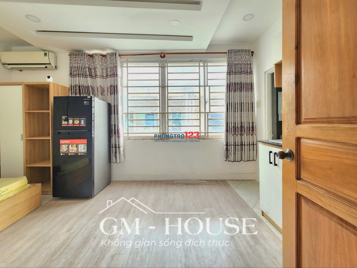 Cho Thuê Phòng Mới_Full nội thất, Máy giặt riêng có cửa sổ trời_Bình Thạnh gần Chợ Bà Chiểu, giáp Q1
