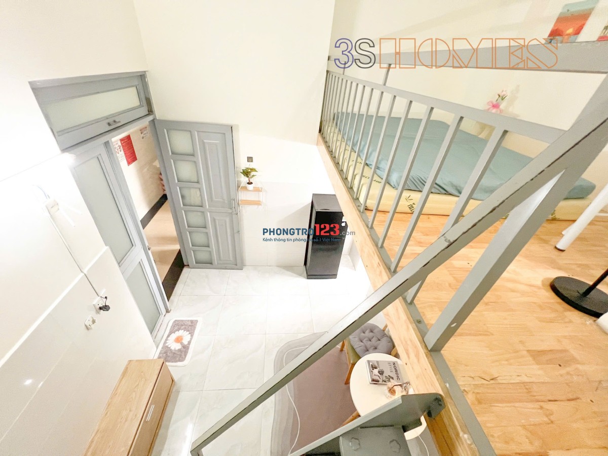 DUPLEX Full Nội Thất - Gác Cao 1m8 Không Đụng Đầu