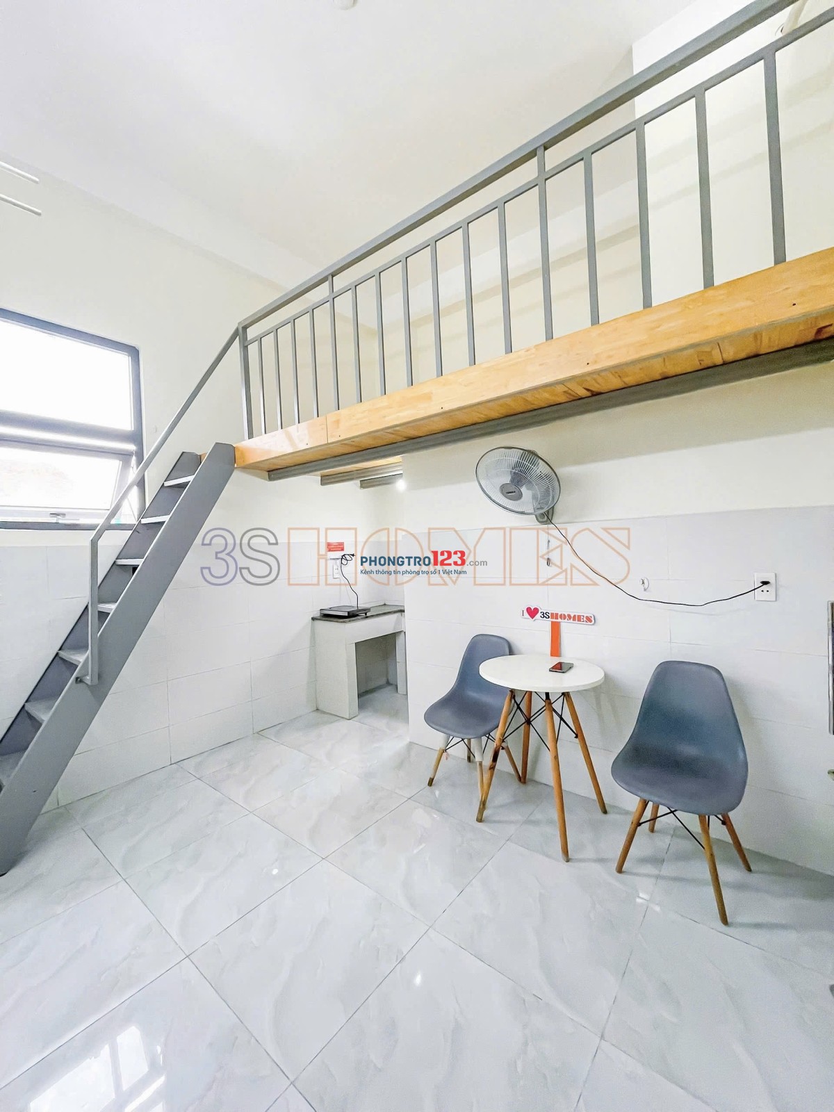 DUPLEX Full Nội Thất - Gác Cao 1m8 Không Đụng Đầu