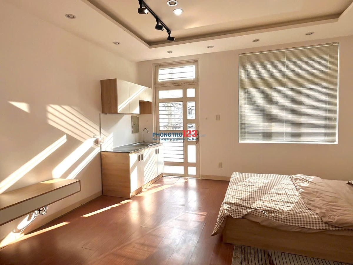 Cho thuê Studio Bình Lợi – Bình Thạnh full nội thất, máy giặt riêng, ban công thoáng mát