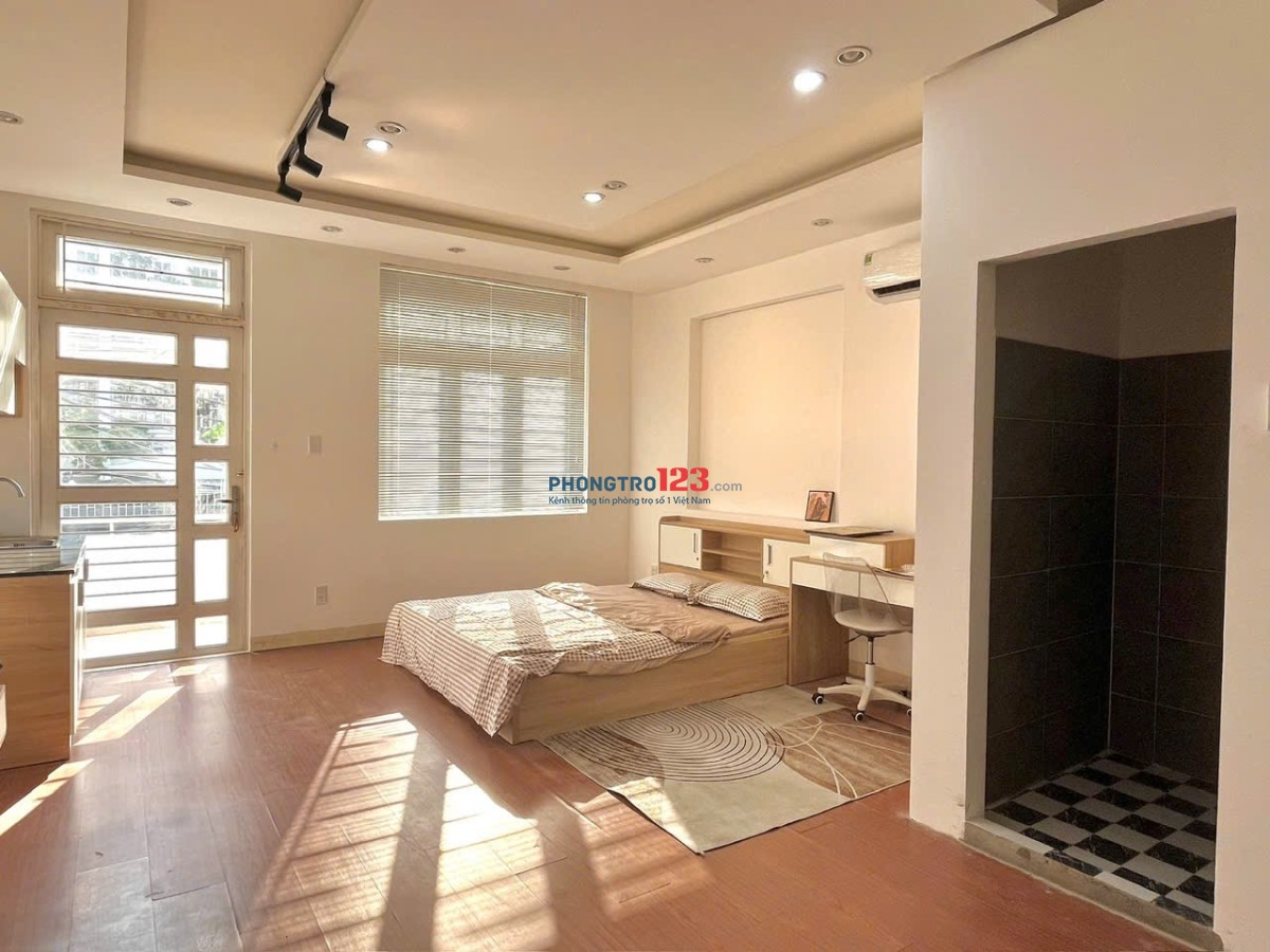 Cho thuê Studio Bình Lợi – Bình Thạnh full nội thất, máy giặt riêng, ban công thoáng mát