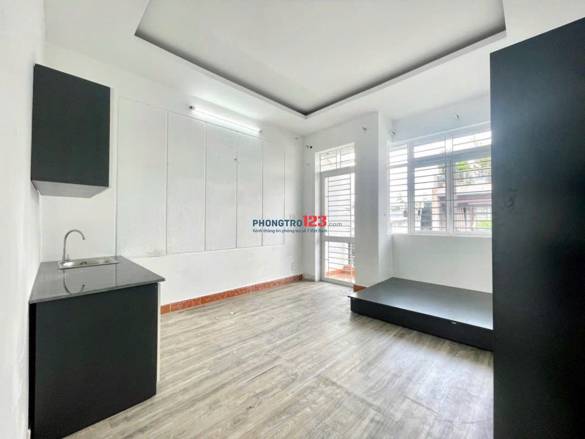 Cho thuê Studio full nội thất có ban công riêng siêu mát mẻ