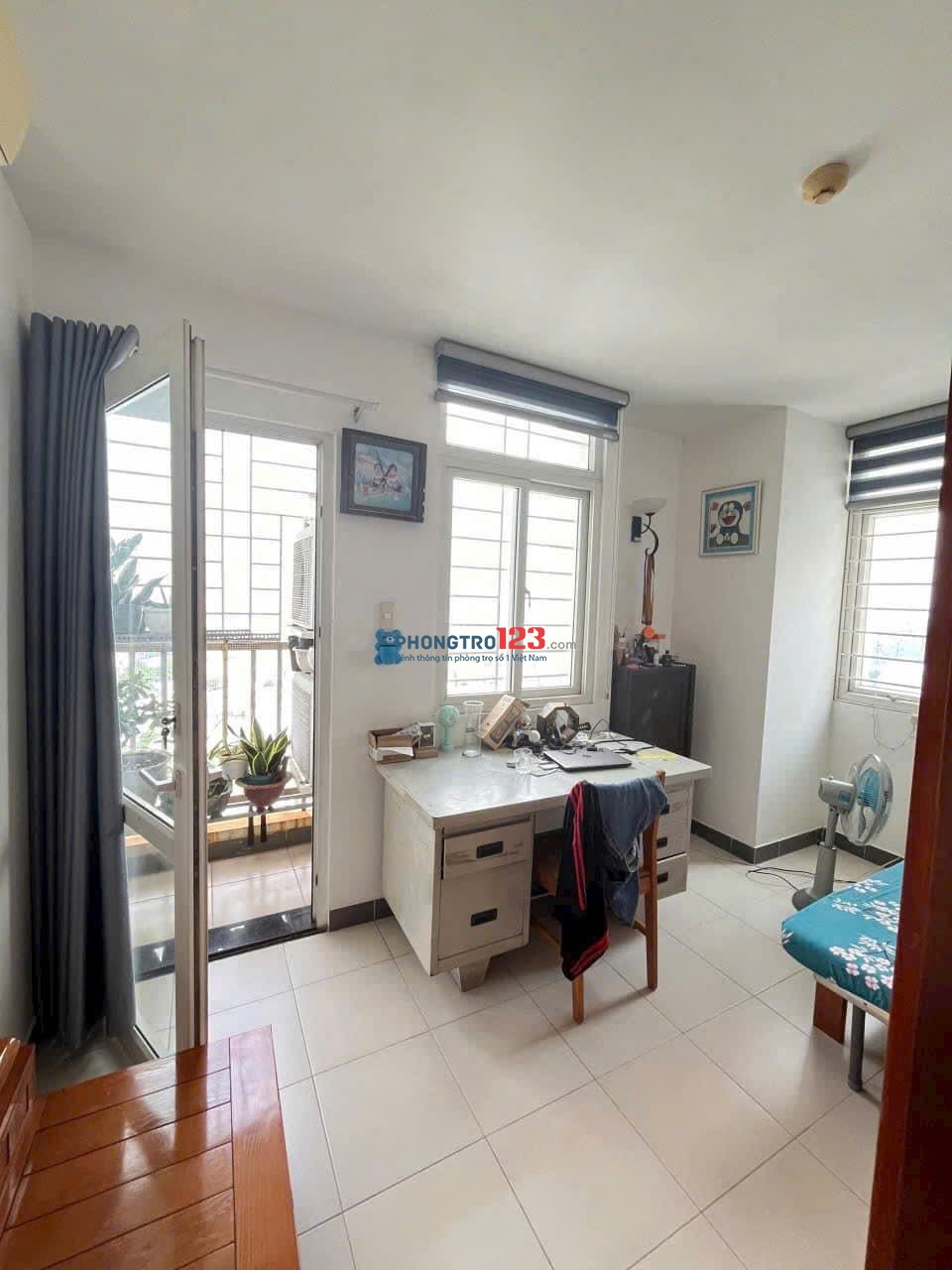 Chung cư Vũ Huy Tấn, P3, Bình Thạnh: 75m2, ful nội thất, 1p ngủ, 9tr/th