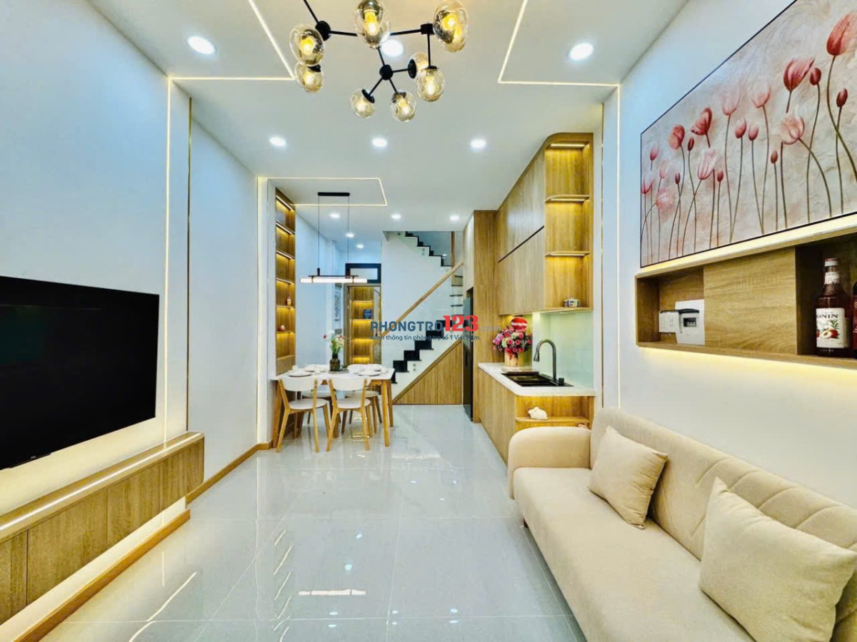 Cho thuê nhà nguyên căn Nguyễn Văn Trỗi, Phú Nhuận, 3PN, Full NT, 17triệu