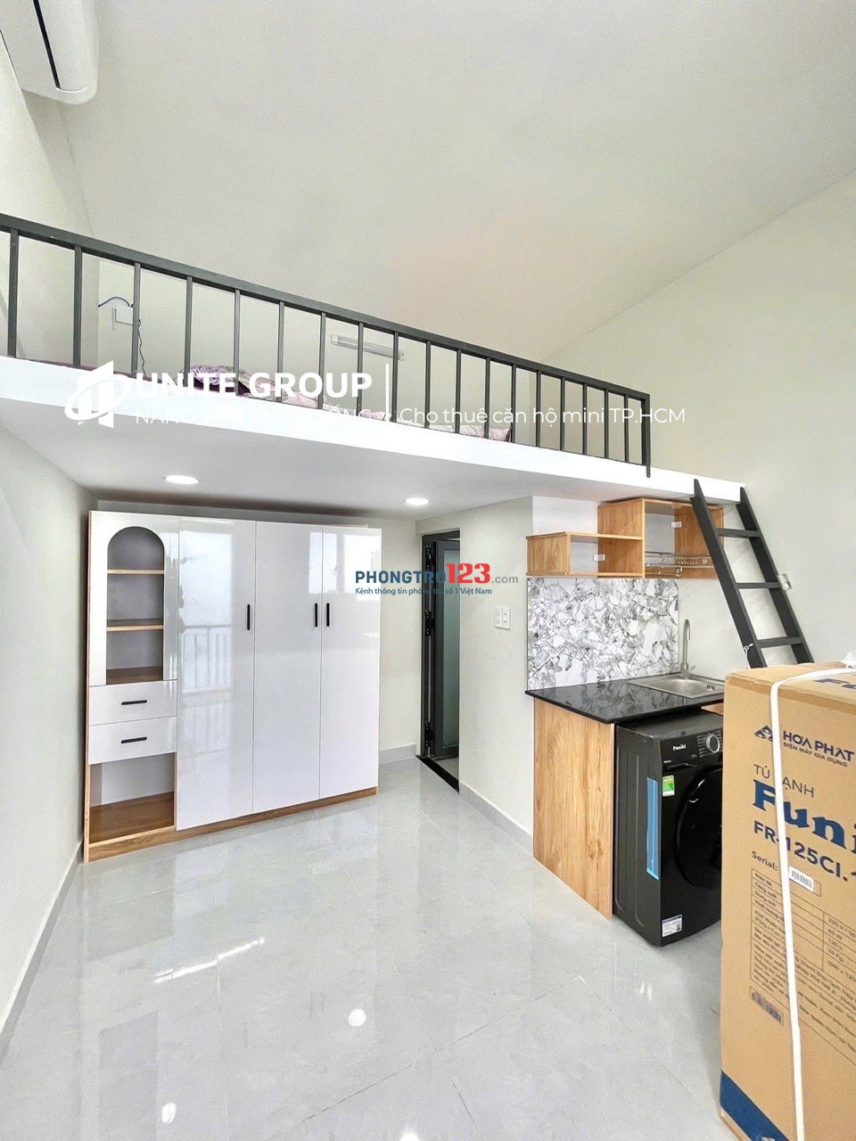 Căn Hộ Duplex Full Nội Thất, Ban Công Rộng Thoáng Gần Chợ Bà Chiểu