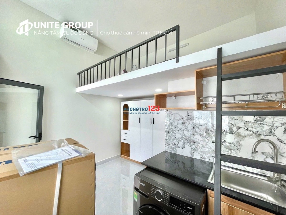 Căn Hộ Duplex Full Nội Thất, Ban Công Rộng Thoáng Gần Chợ Bà Chiểu