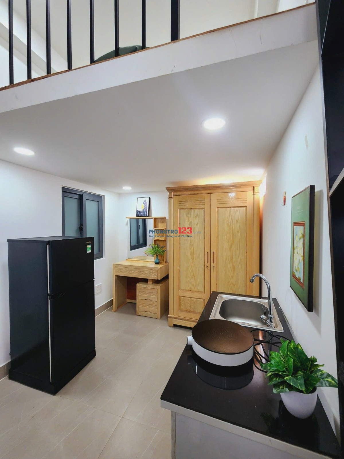 Cho thuê Duplex Full nội thất ngay Xô Viết Nghệ Tĩnh – Bình Thạnh gần ĐH Hutech, GTVT
