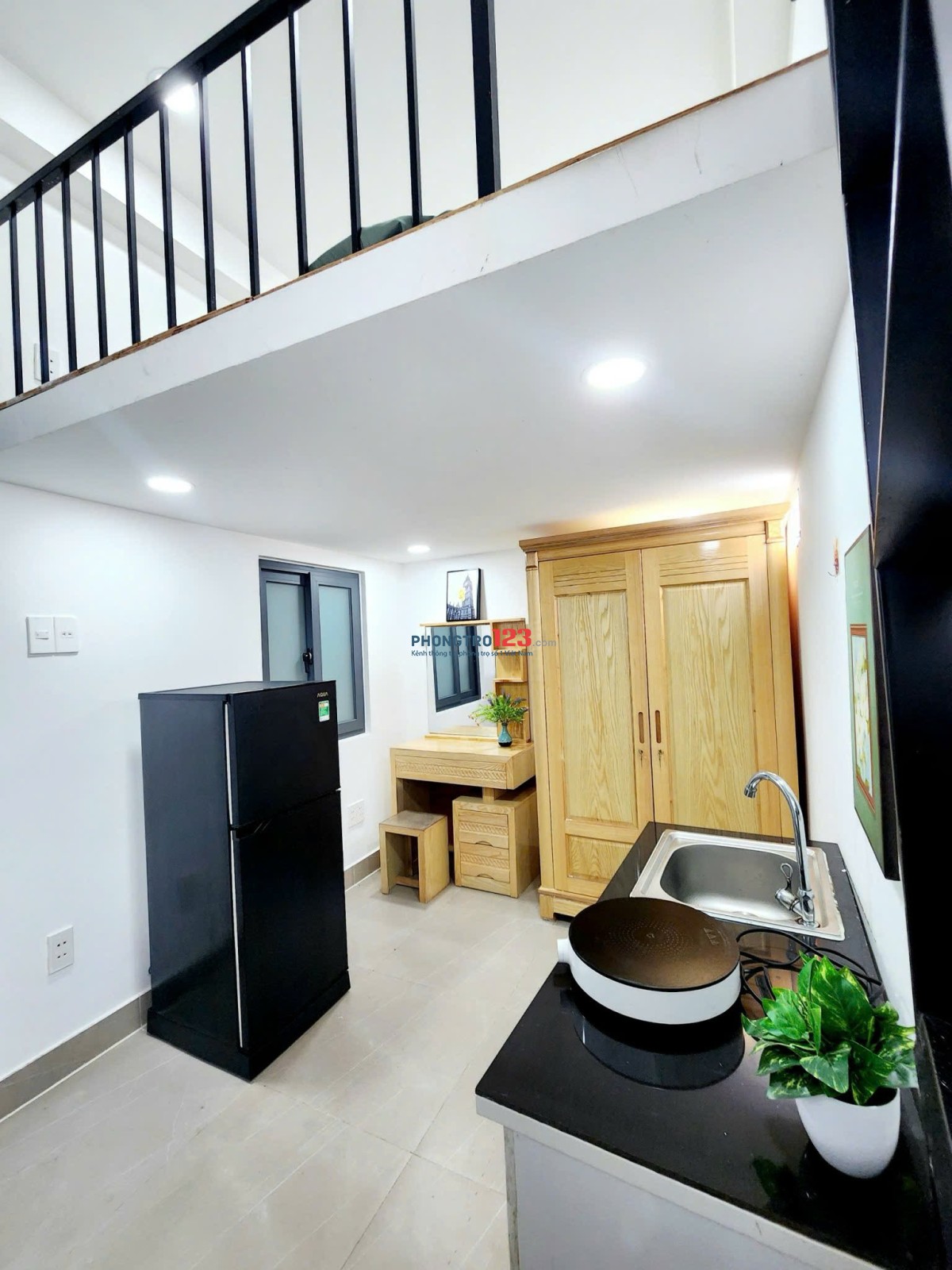 Cho thuê Duplex Full nội thất ngay Xô Viết Nghệ Tĩnh – Bình Thạnh gần ĐH Hutech, GTVT