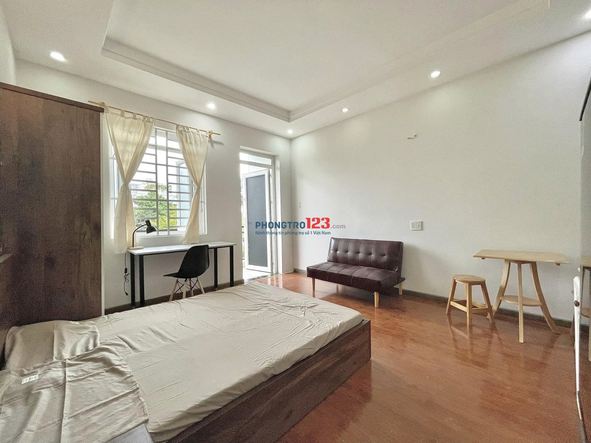 CHO THUÊ PHÒNG FULL NỘI THẤT CỬA SỔ VÀ BAN CÔNG THOÁNG Ở BÌNH THẠNH GIÁP THỦ ĐỨC - LH: 0334998413