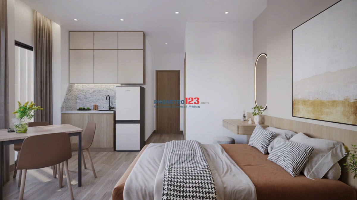 PHÒNG FULL NỘI THẤT CỬA SỔ LỚN ĐÓN NẮNG Ở BÌNH THẠNH GẦN CHỢ BÀ CHIỂU GIÁP Q3 - LH: 0334 998 413