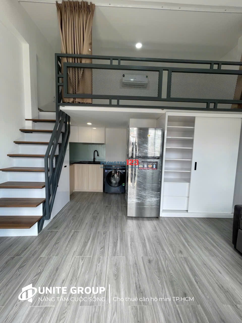 KHAI TRƯƠNG PHÒNG CÓ GÁC FULL NỘI THÁT 40m2 BAN CÔNG LỚN Ở BÌNH THẠNH GIÁP Q3,Q1 - LH: 0334998413