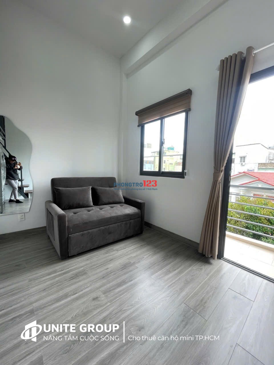 KHAI TRƯƠNG PHÒNG CÓ GÁC FULL NỘI THÁT 40m2 BAN CÔNG LỚN Ở BÌNH THẠNH GIÁP Q3,Q1 - LH: 0334998413