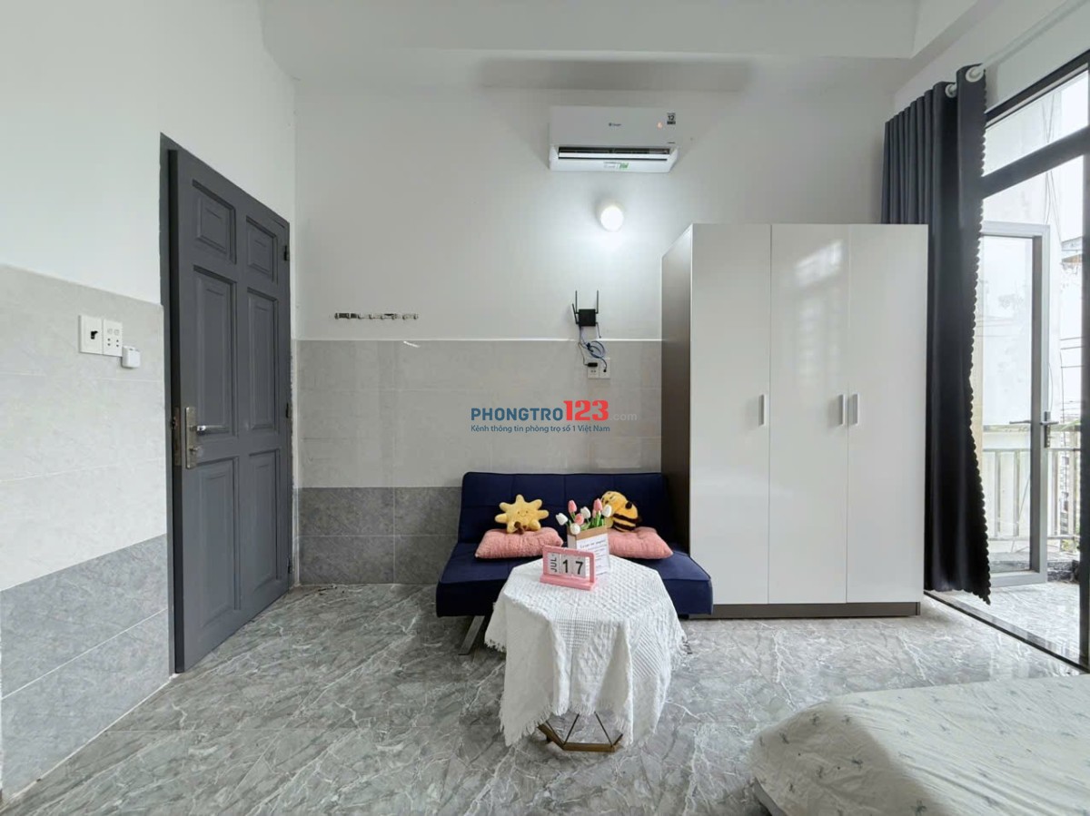 Studio có ban công thoáng mát – Nhất Chi Mai, P13, Tân Bình gần sân bay Tân Sơn Nhất, Etown Cộng Hòa