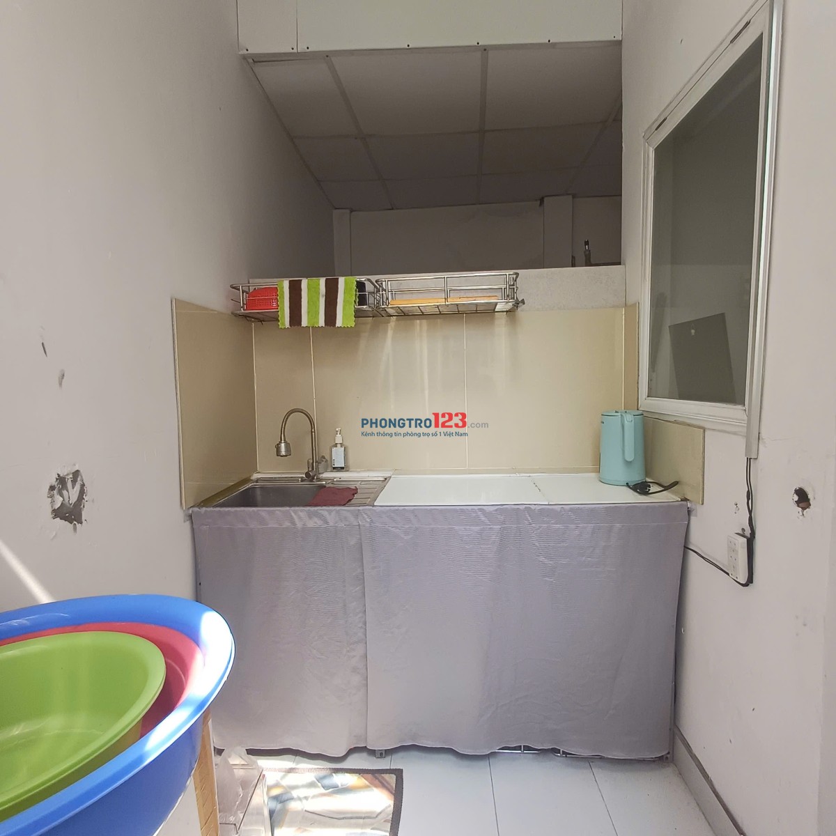 Cho Thuê 1PN 40m2 - Ban Công - Bùi Đình Túy - Chỉ Tính Điện Và Nước