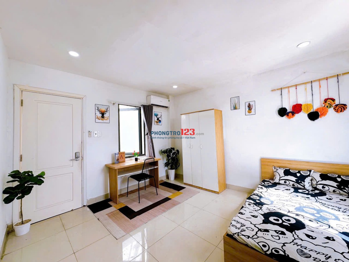 CHO THUÊ PHÒNG FULL NỘI THẤT 30m2 CỬA SỔ ĐÓN NẮNG Ở BÌNH THẠNH GIÁP Q3,Q1 - LH: 0334998413