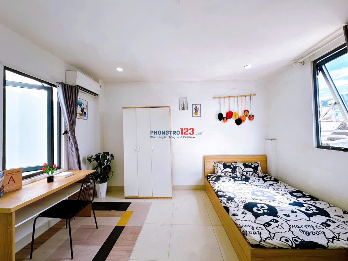 CHO THUÊ PHÒNG FULL NỘI THẤT 30m2 CỬA SỔ ĐÓN NẮNG Ở BÌNH THẠNH GIÁP Q3,Q1 - LH: 0334998413