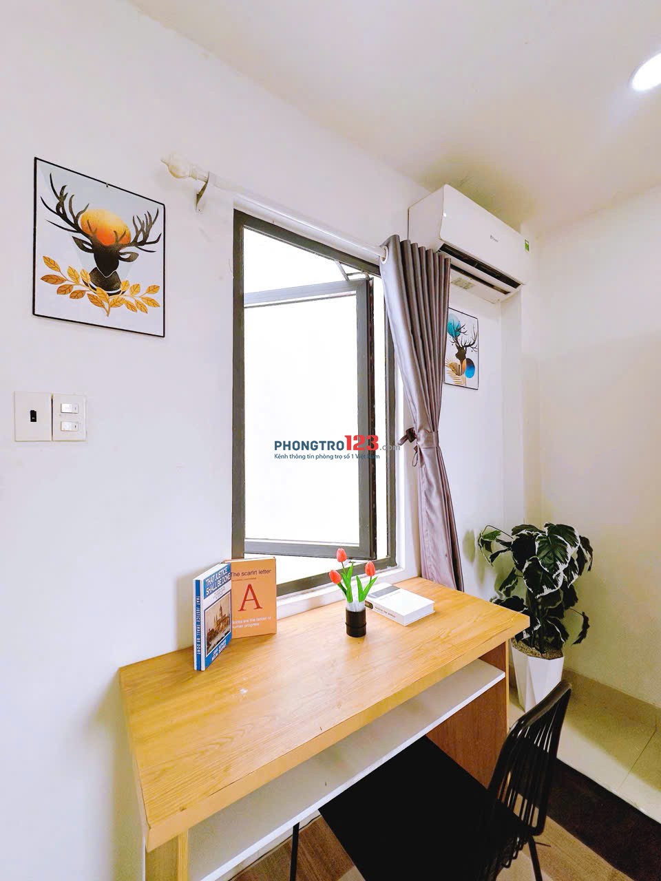 CHO THUÊ PHÒNG FULL NỘI THẤT 30m2 CỬA SỔ ĐÓN NẮNG Ở BÌNH THẠNH GIÁP Q3,Q1 - LH: 0334998413
