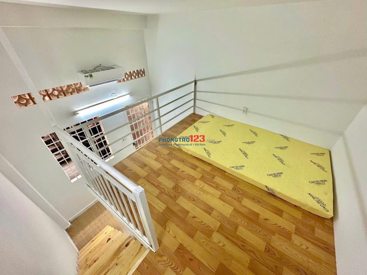 CHO THUÊ PHÒNG CÓ GÁC FULL NỘI THẤT 40m2 Ở TỪ 2-4 NGƯỜI Ở BÌNH THẠNH GẦN ĐH VĂN LANG - LH 0334998413