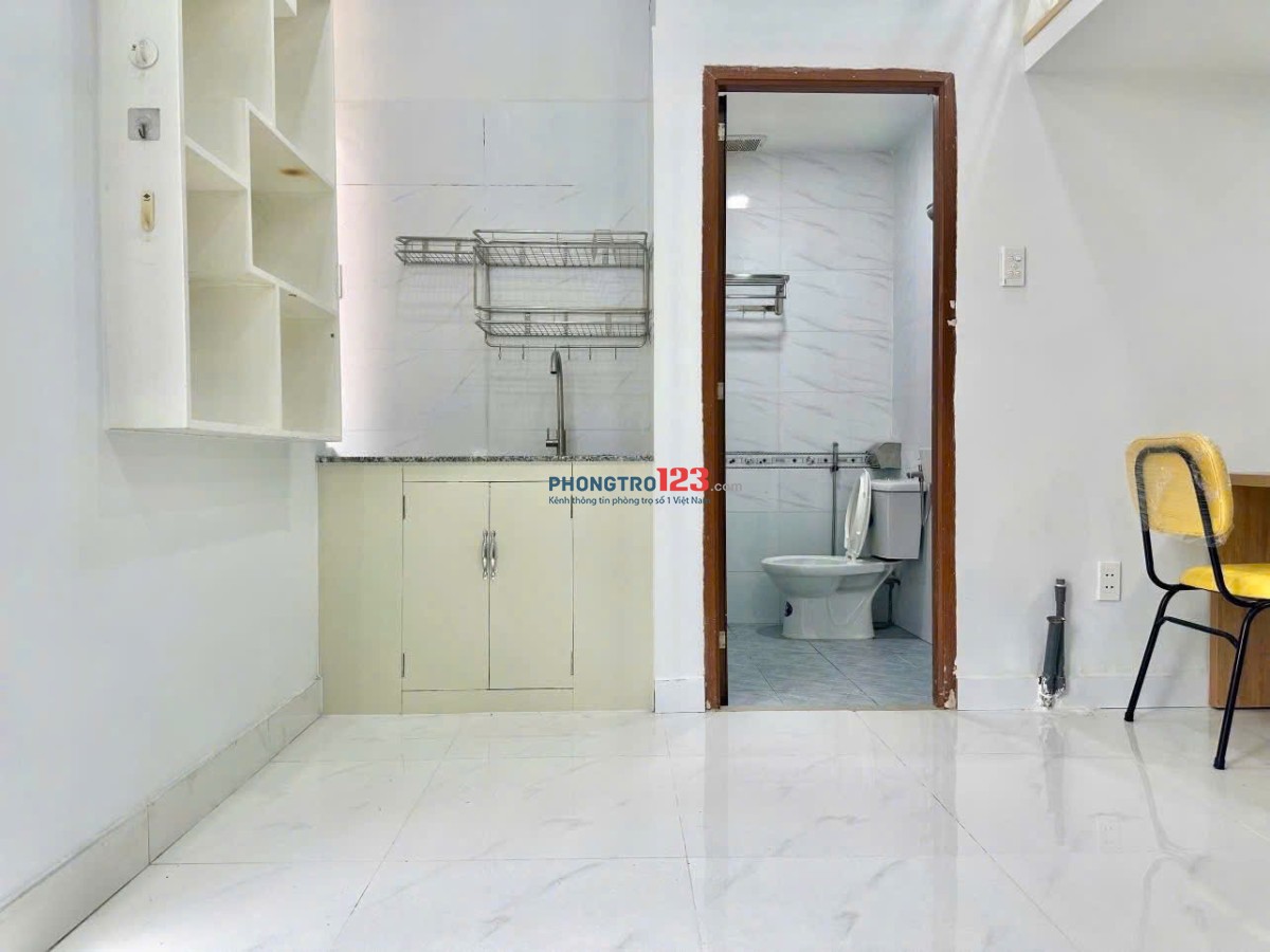 CHO THUÊ PHÒNG CÓ GÁC FULL NỘI THẤT 40m2 Ở TỪ 2-4 NGƯỜI Ở BÌNH THẠNH GẦN ĐH VĂN LANG - LH 0334998413