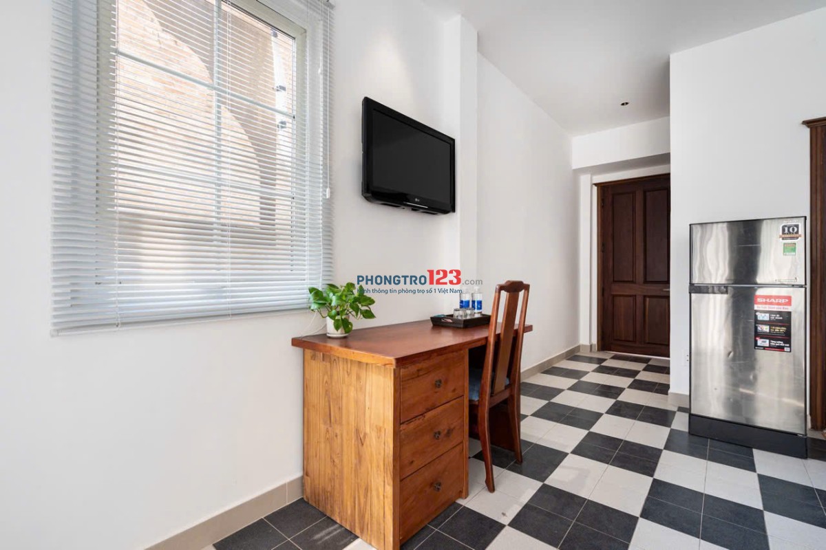 CHO THUÊ PHÒNG FULL NỘI THẤT CỬA SỔ BAN CÔNG LỚN Ở ĐIỆN BIÊN PHỦ BÌNH THẠNH GIÁP Q1,Q3 - 0334998413