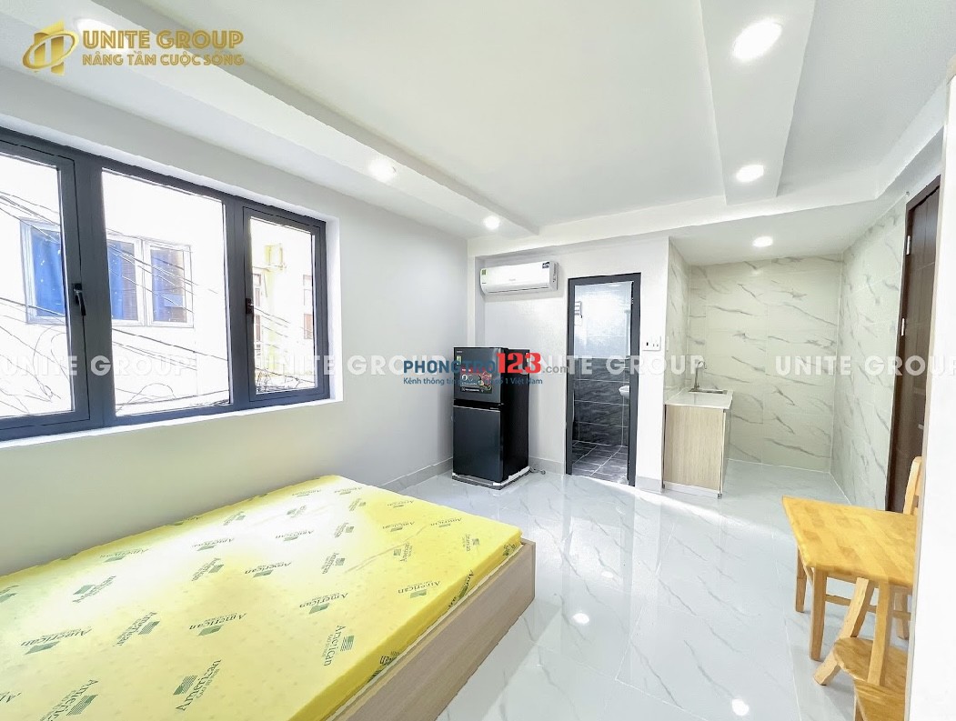 Cho Thuê Phòng Full nội thất, Cửa sổ trời, Xô Viết Nghệ Tĩnh, Bình Thạnh gần UTH, Ngoại Thương
