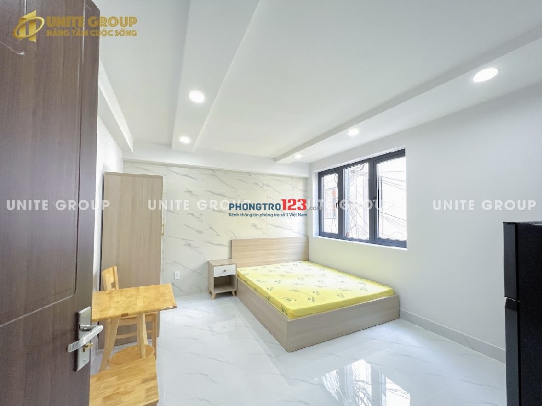 Cho Thuê Phòng Full nội thất, Cửa sổ trời, Xô Viết Nghệ Tĩnh, Bình Thạnh gần UTH, Ngoại Thương