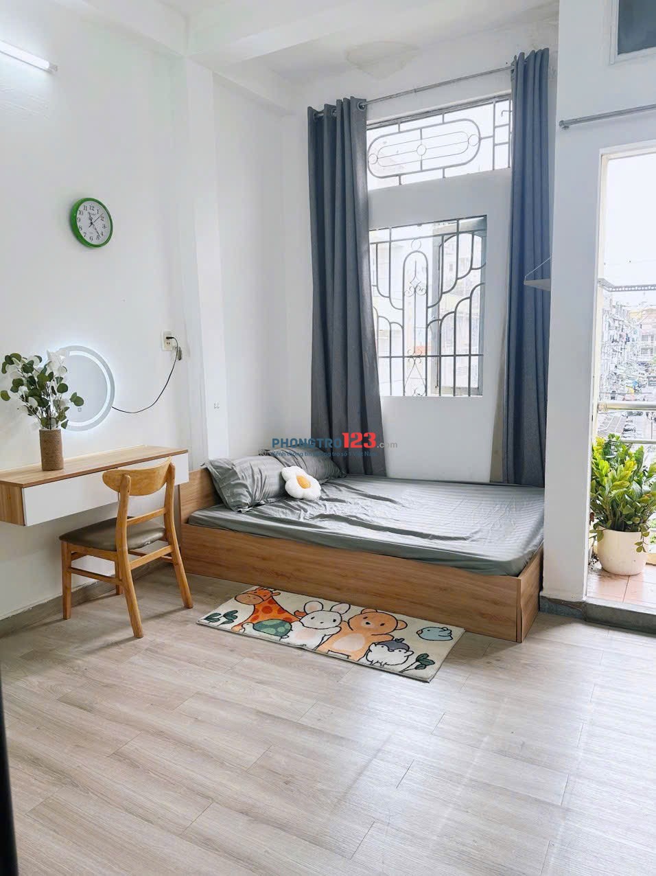 Cho thuê phòng trọ siêu rẻ Q3 - 30m2 - ban công - gần bệnh viện Từ Dũ